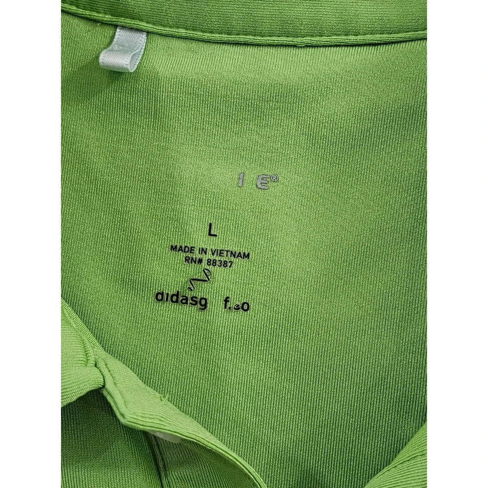 ADIDAS Men's‎ L The Legend Golf Course Short Sleeve Polo Shirt Tee T-Shirt EUC